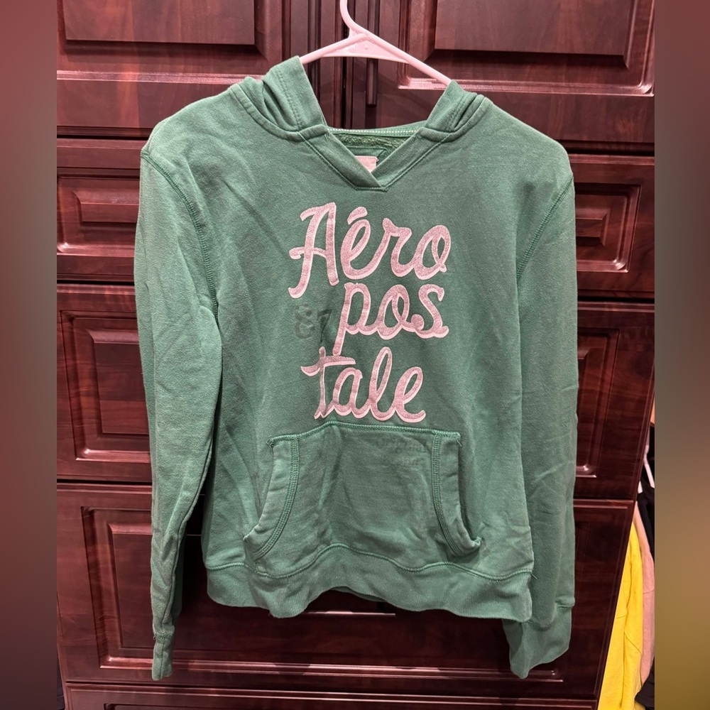 Aeropostale Forest Green Sweatshirt juniors XL
